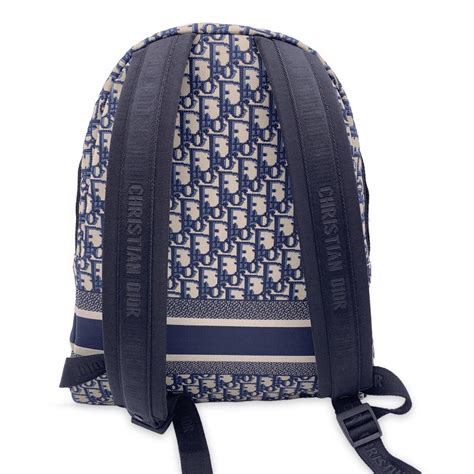 zainetto dior uomo|Zaino DiorTravel Jacquard Dior Oblique blu .